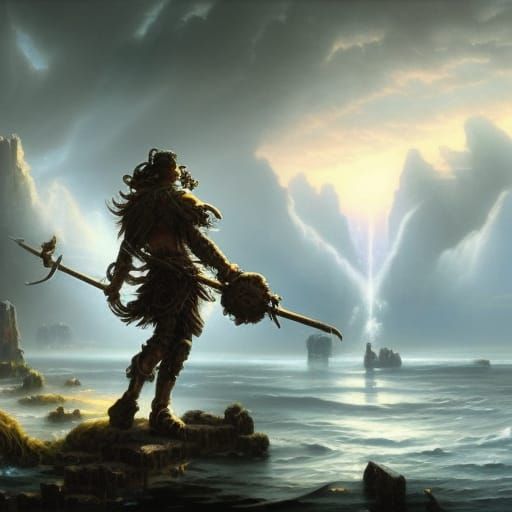 Post-Apocalyptic Poseidon Concept Art in Unreal Engine 5