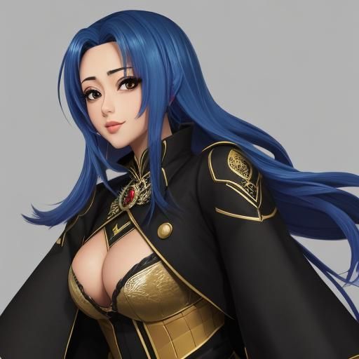 Sensual Anime Girl in Bikini