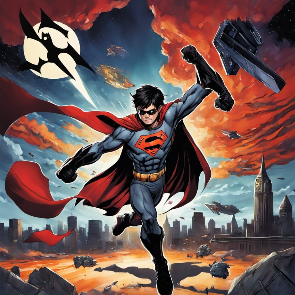 Tim Drake Red Robin AI Art