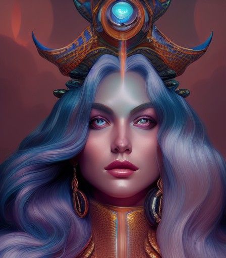 Queen of Atlantis Fantasy Digital Art