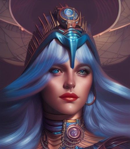 Queen of Atlantis: Hyperdetailed Fantasy Art
