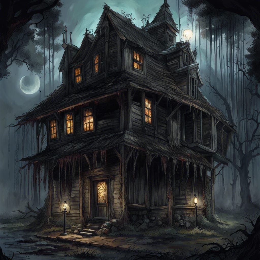 Haunted Village: A Gothic Watercolor Horror Story