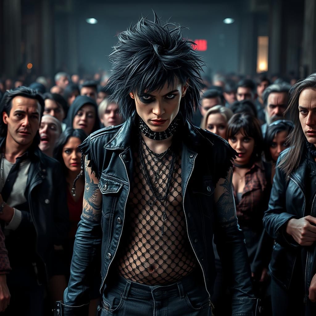 Sid Vicious in Punk Style, 8K Unreal Engine Render