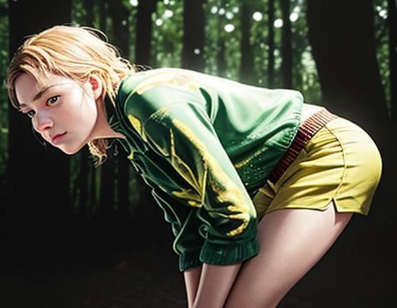 Farting in the woods