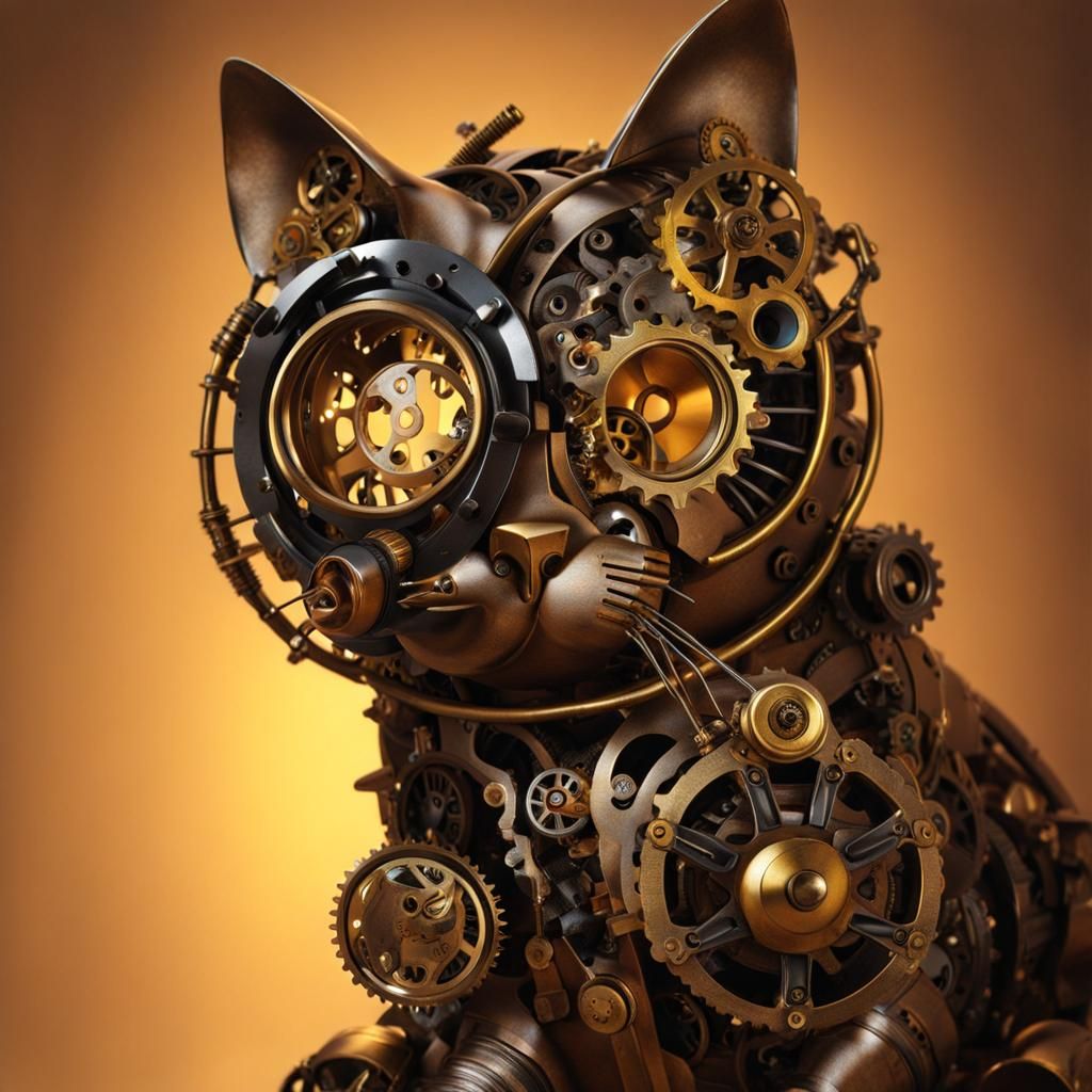 Steampunk Cat 3