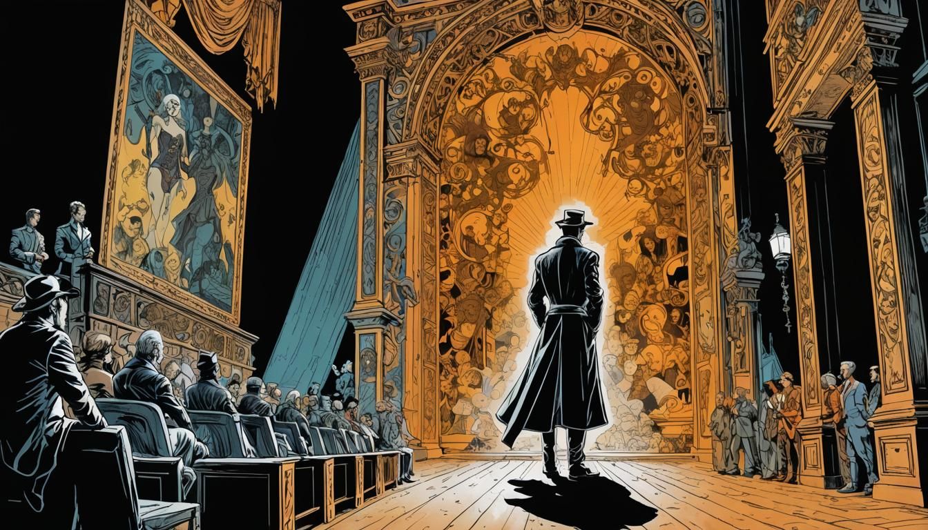 Comic Book Page: All The Wyrld's Stage Fright