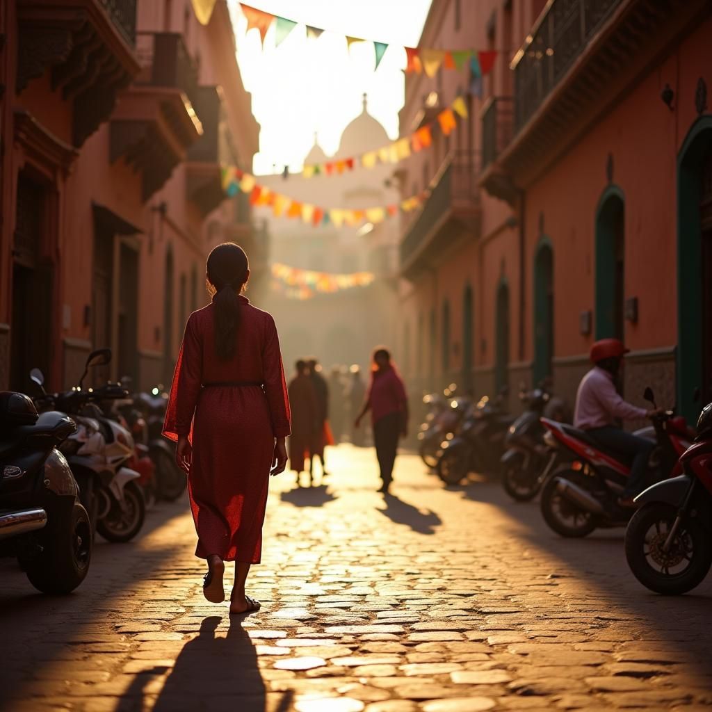 Marrakech Streets: Vibrant Moroccan Architecture Photography