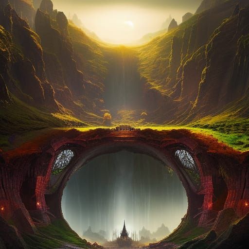 Fantastical Landscape Concept Art in Unreal Engine 5