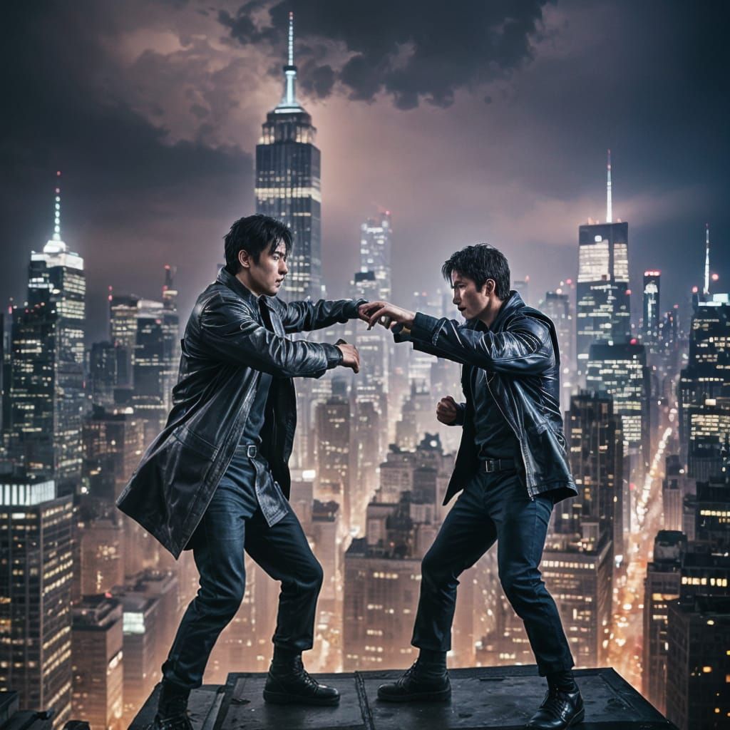 Jin Kazama vs Ryu Hoshi: Skyscraper Showdown