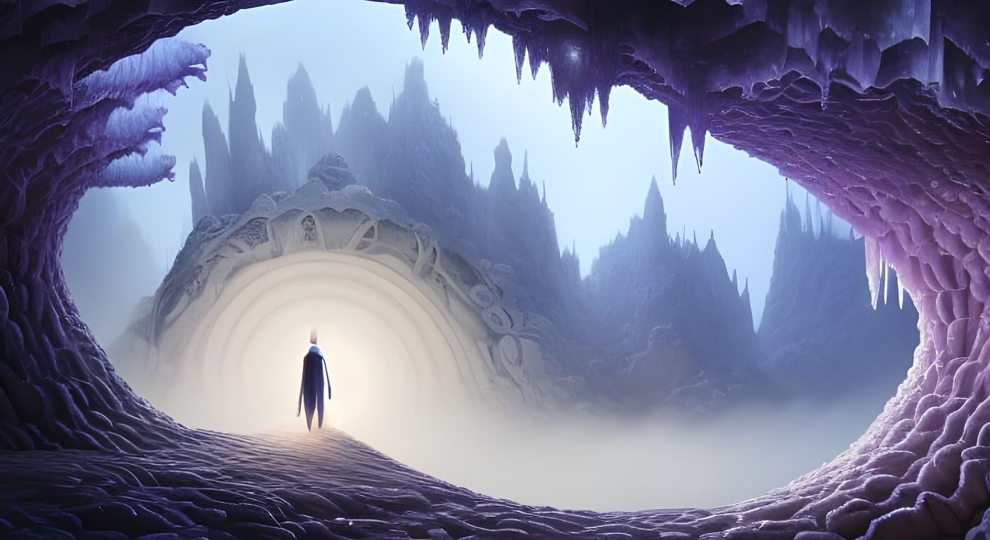 Fantasy Crystal Cave