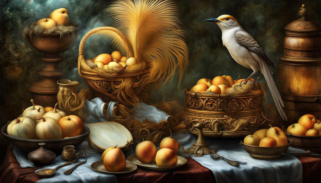 Magical Surrealism with Ethereal Particles in Dreamy Photo