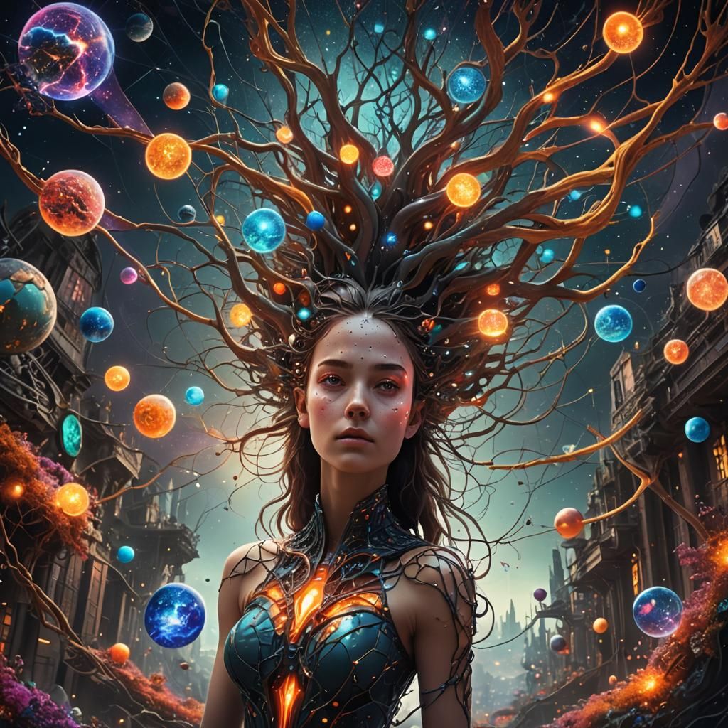 Surreal Fantasy World Inside a Woman's Mind