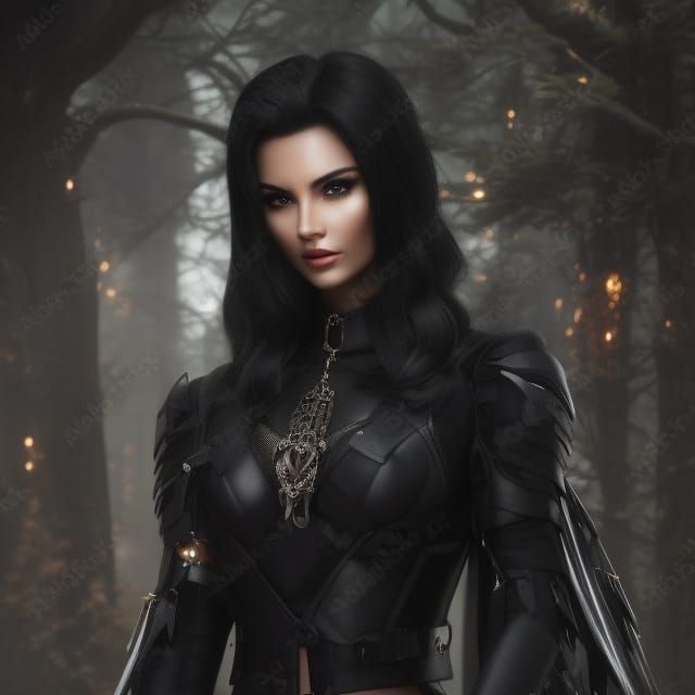 Beautiful Woman with Stunning Features