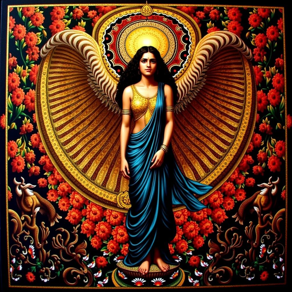 Masterpiece Painting of Beauty and Truth