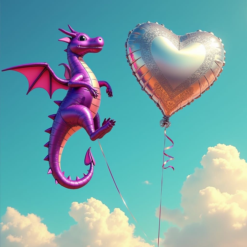 Vibrant Balloons Drift into the Sky