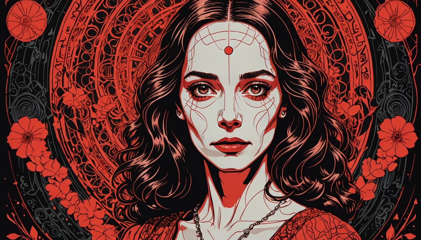 Vintage Suspiria Movie Poster in Tyler Stout Style