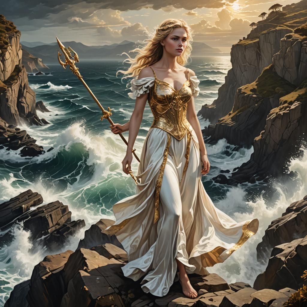 Ocean Summoning: Baroque Fantasy Illustration