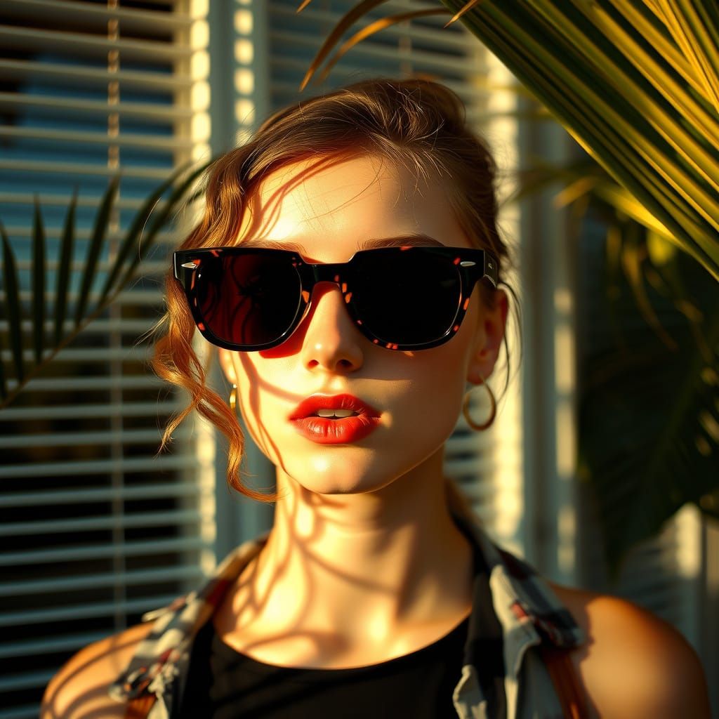 Ethereal Portrait in Dreamy Light