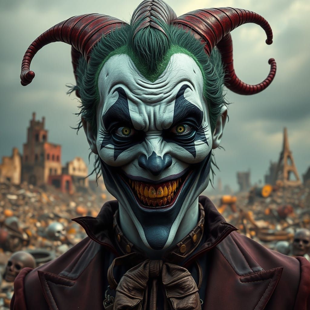 Apocalyptic Jester in a Madman's Requiem