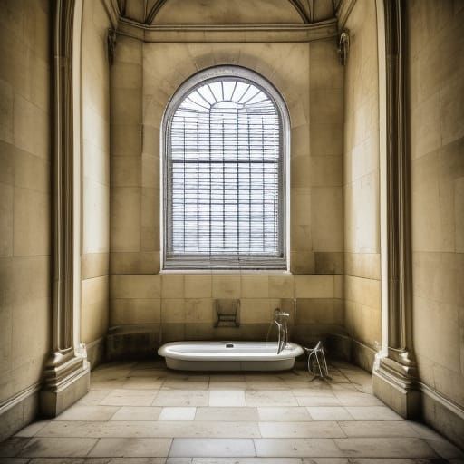 Hyperrealistic Star Taking a Bath