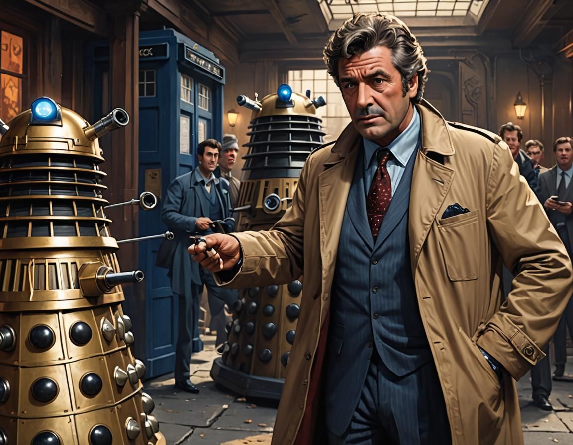 Columbo Meets Dr Who: Dalek Interrogation in Unreal Engine 5