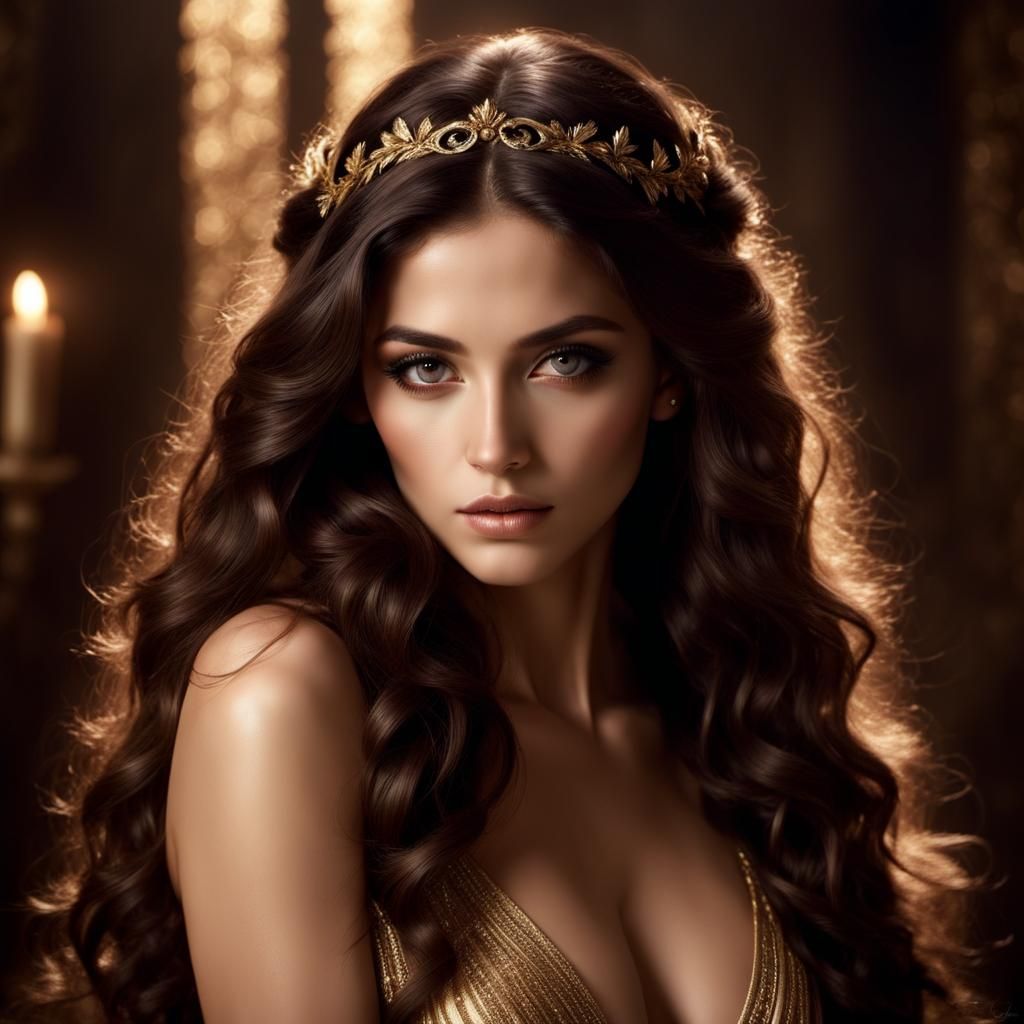 Greek Hetaera: Love Goddess in Digital Art