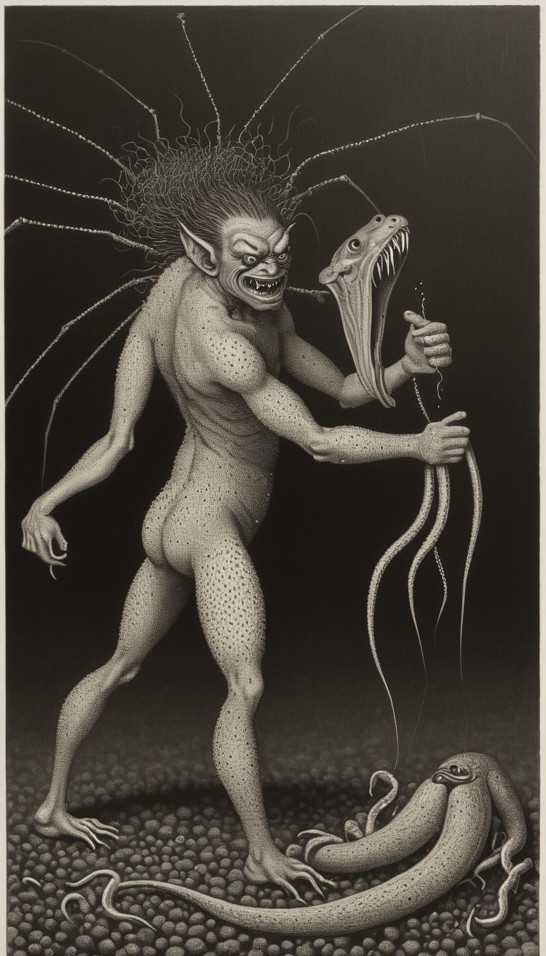 Angry Japanese Troll Tears Apart A Creature