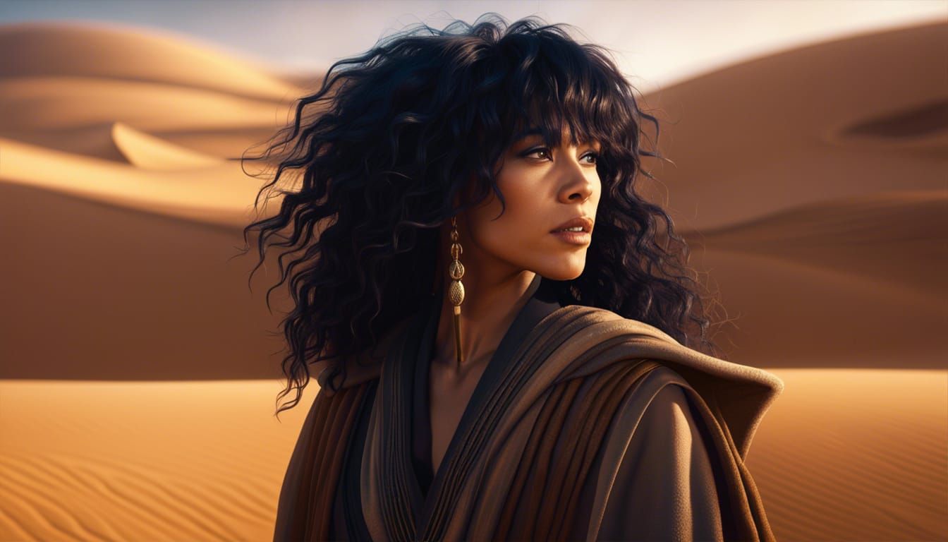 Eurovision winner Loreen as Jedi (alt)