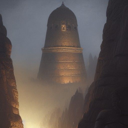 Arcane Sign in Dark Fantasy Style