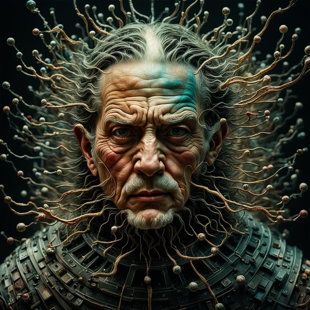 Unveiling the Quantum Nexus, intricate, paul Barson, Oleg Korolev, Insanely Detailed Mixed-Media Photography by Dan Wit...