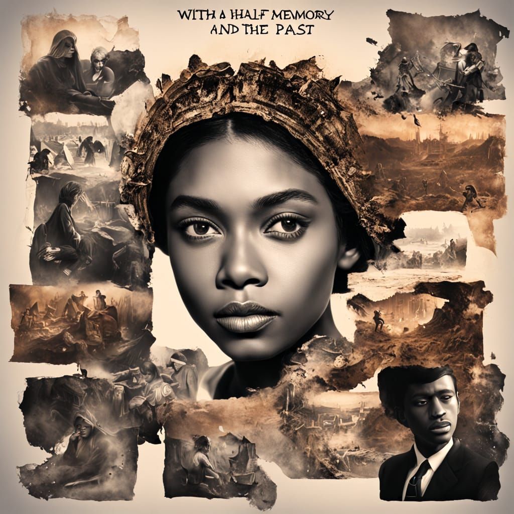 Haunting Portrait of a Figure Lost in Memory