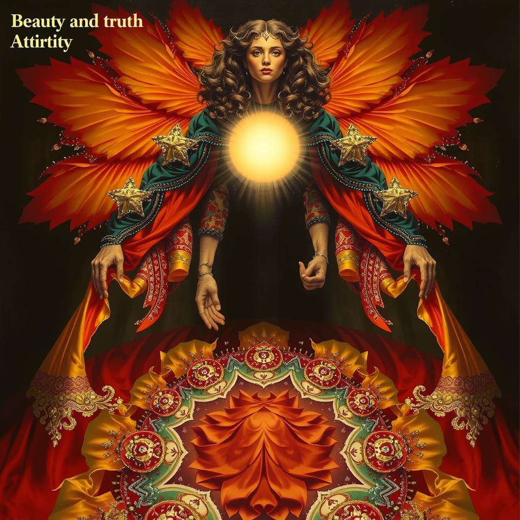 Masterpiece Painting of Truth and Beauty