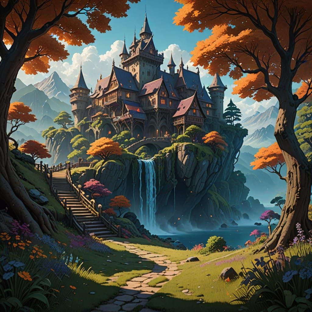 Whispers of Ancient Wonder in Warm Morning Light