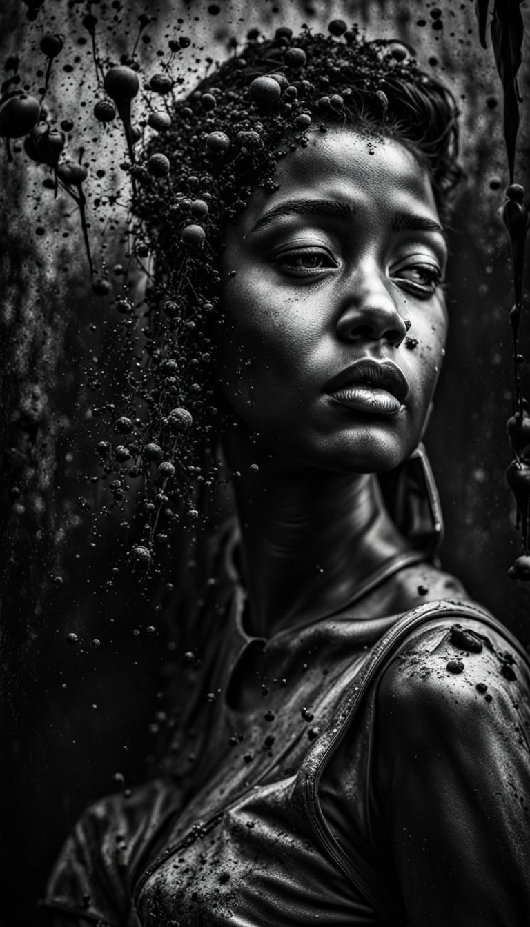 Emotionally Impactful Ink Art: Depression and Loss