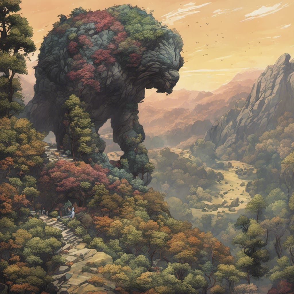 Mountain Troll Camouflaged: Fantasycore Masterpiece
