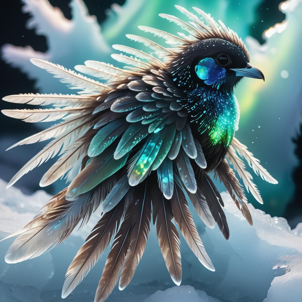 Bioluminescent Xenobiology: Antarctic Creature in Digital Ar...