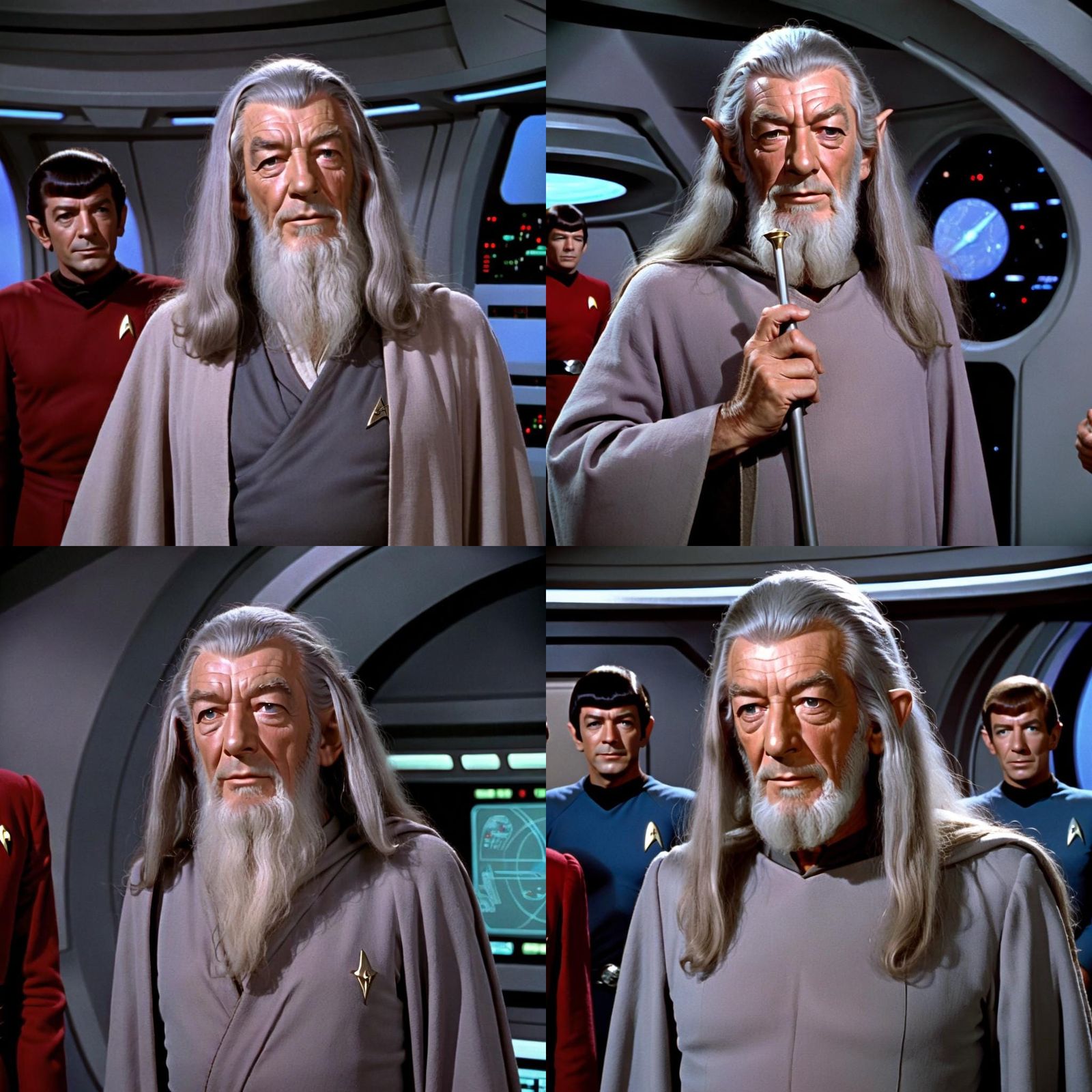 Gandalf on the Star Trek Enterprise