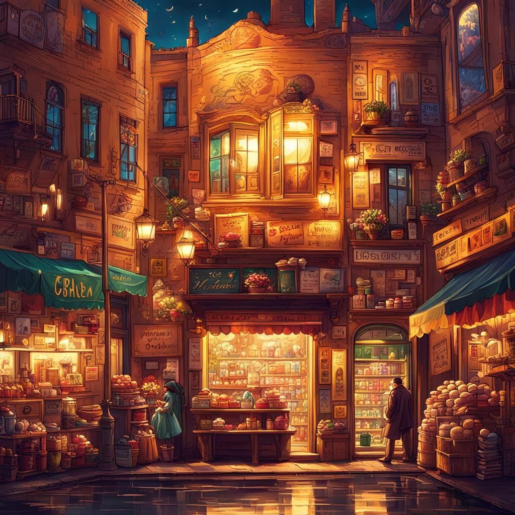 Dreamy Bodega with Dynamic Lighting
