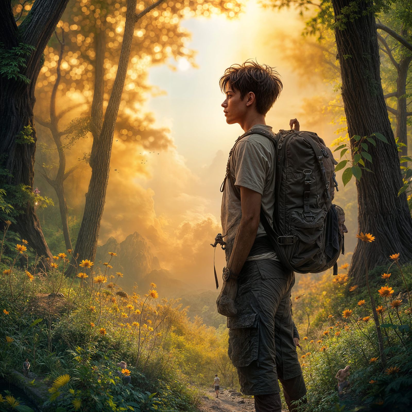 Young Hero Faces Challenges in the Wilderness