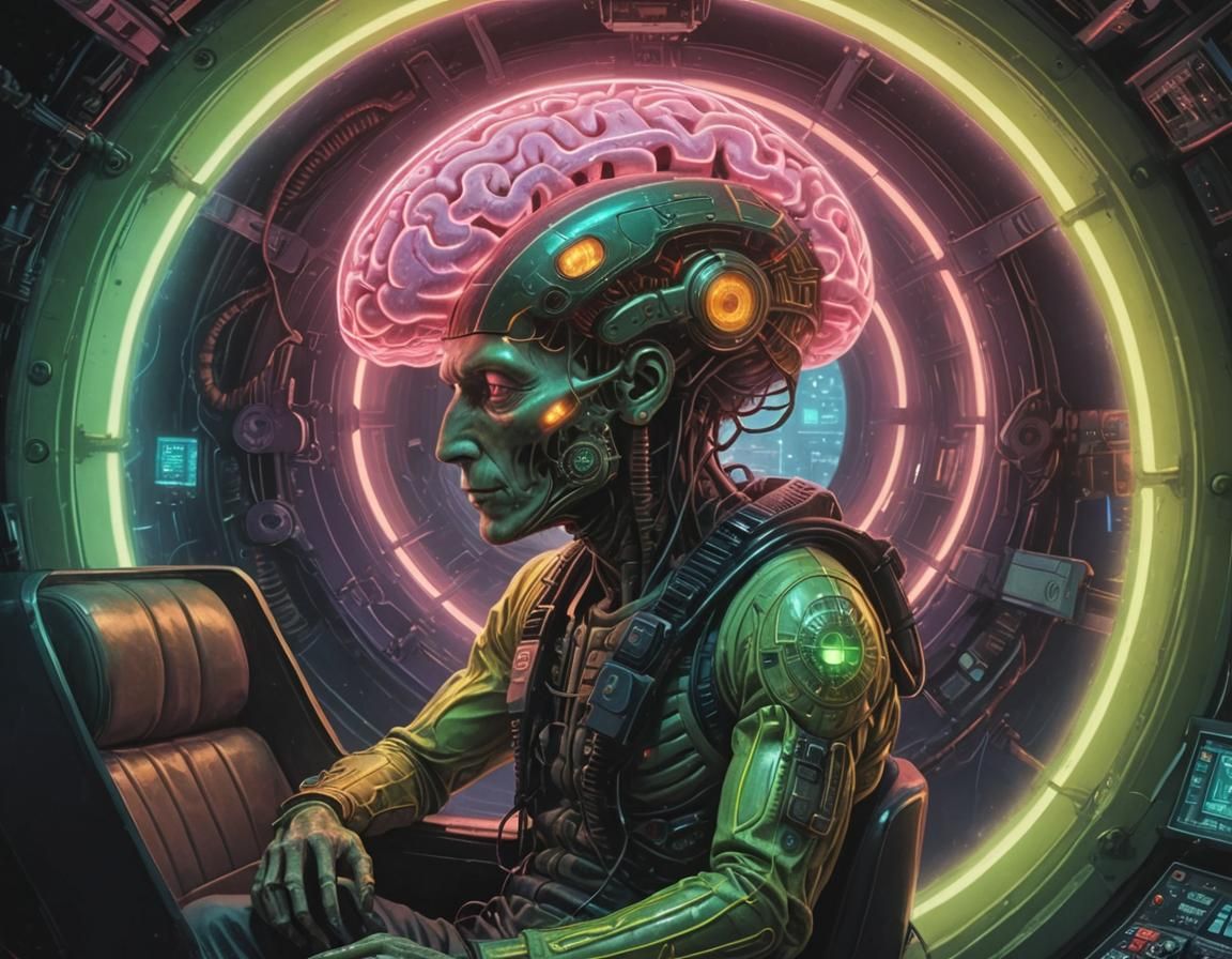 Alien Cyborg Pilot
