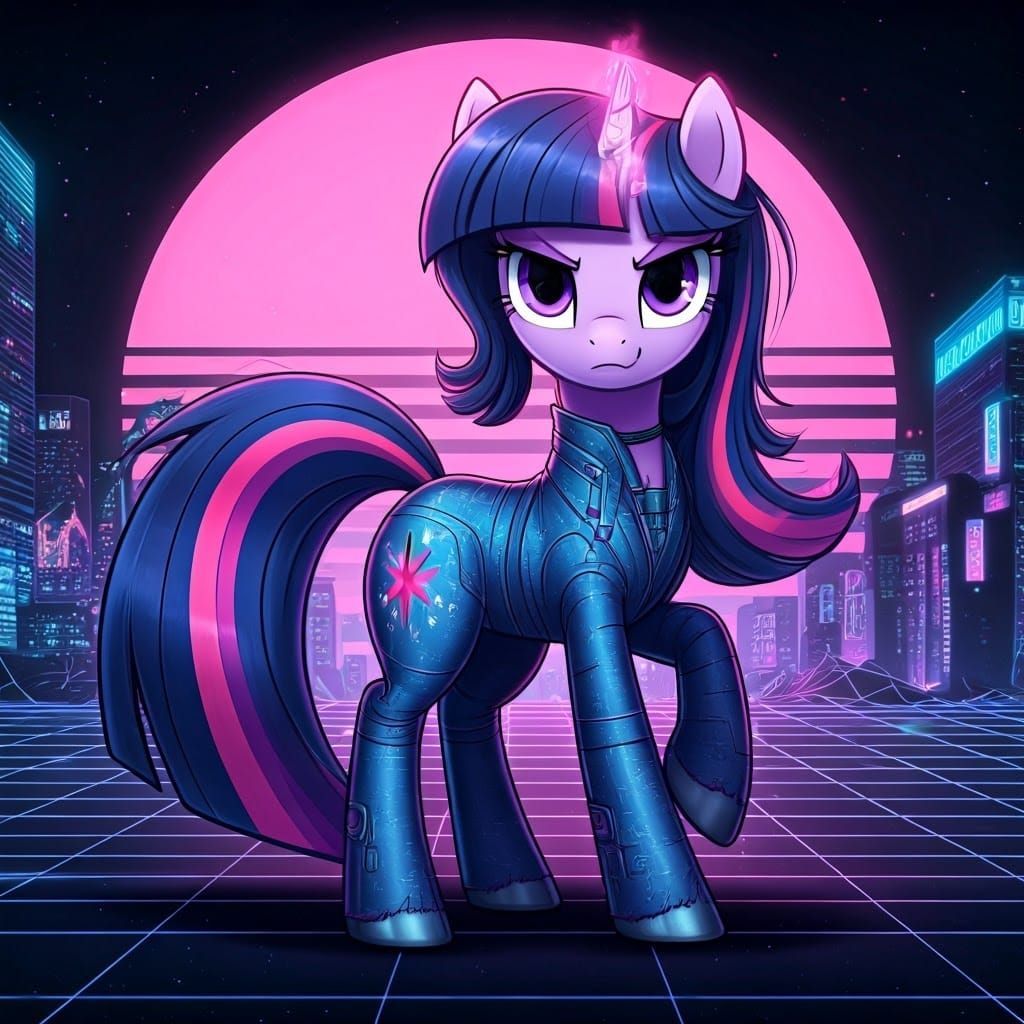 Neon Pony Twilight Sparkle Embodies Juri Han's Fearless Spir...