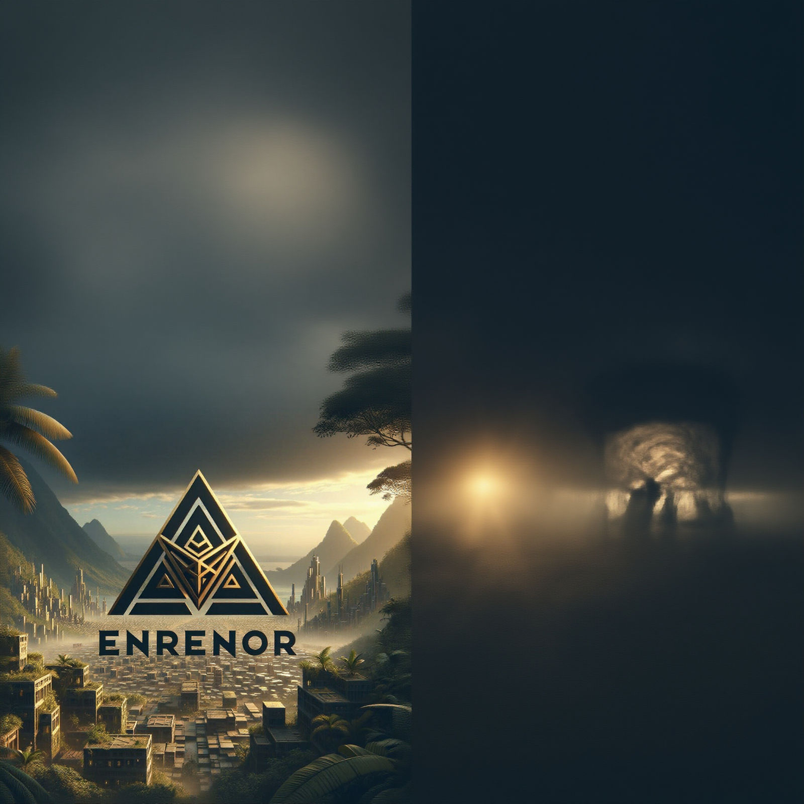 ENRENOR Logo: Geometric & Architectural Design