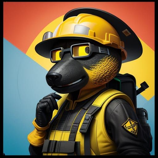 Hyperrealistic Beavrook Concept Art in 3D