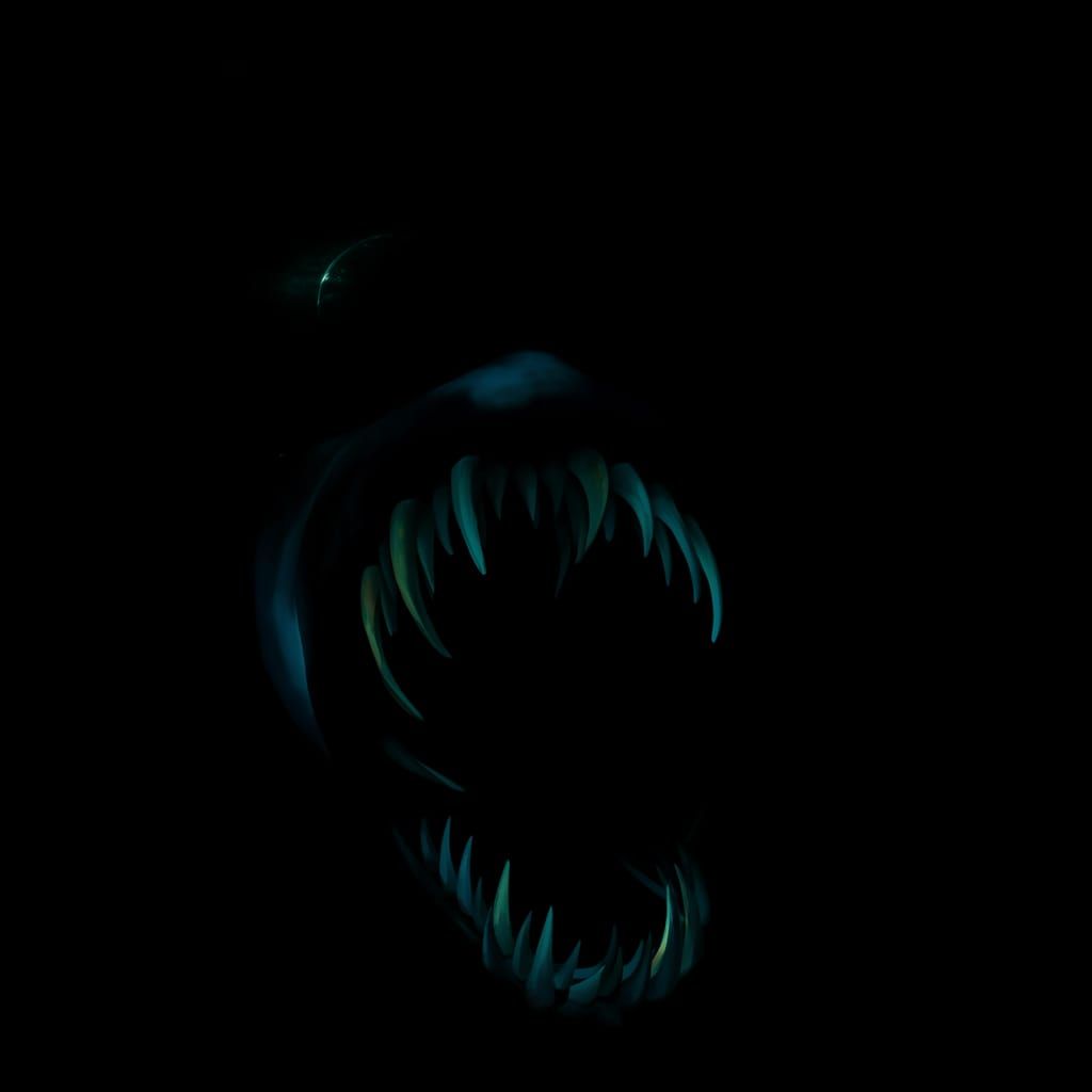 Haunting Mariana's Trench Landscape in Dark Fantasy Style