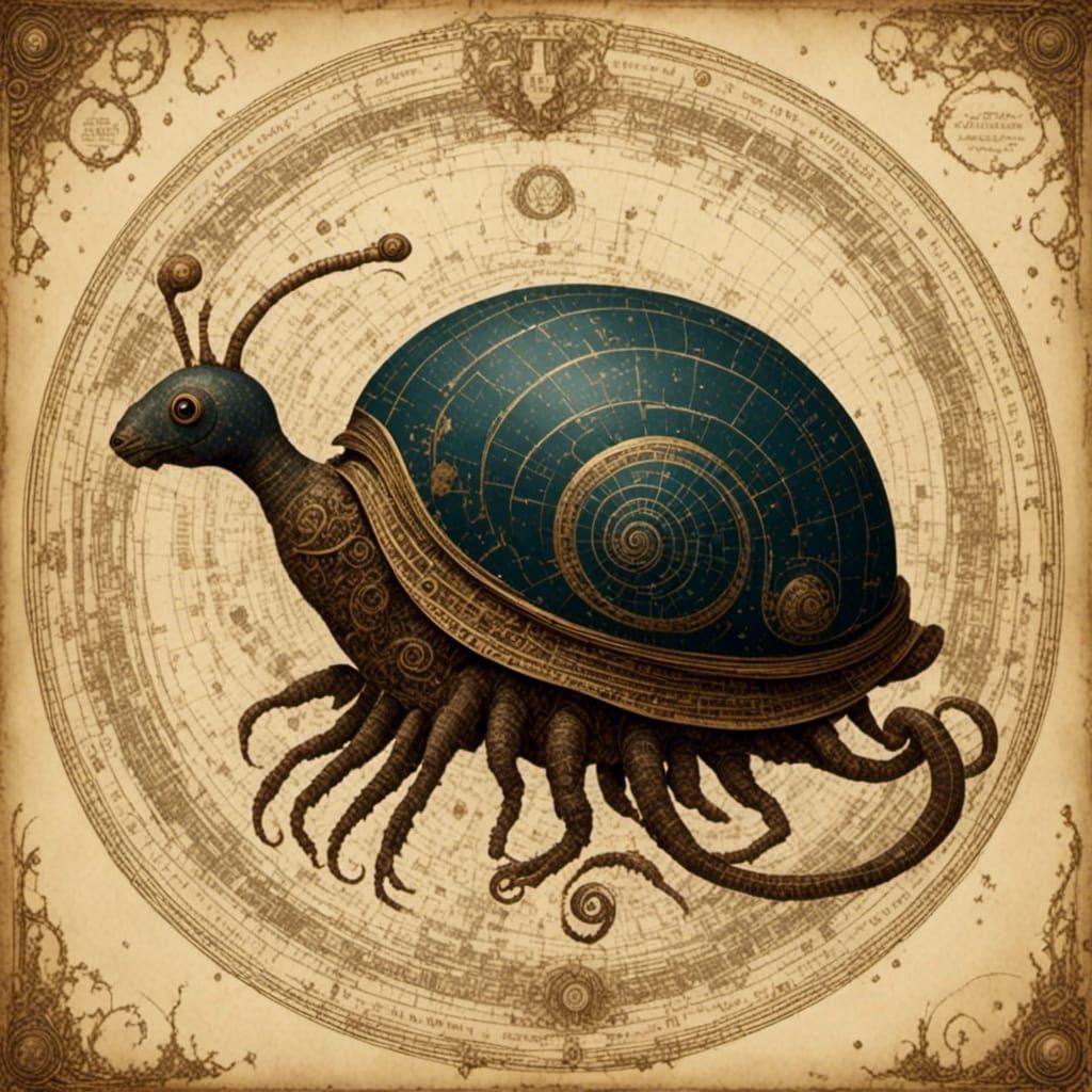 Complex Abstract Paper Sculpture in 3D