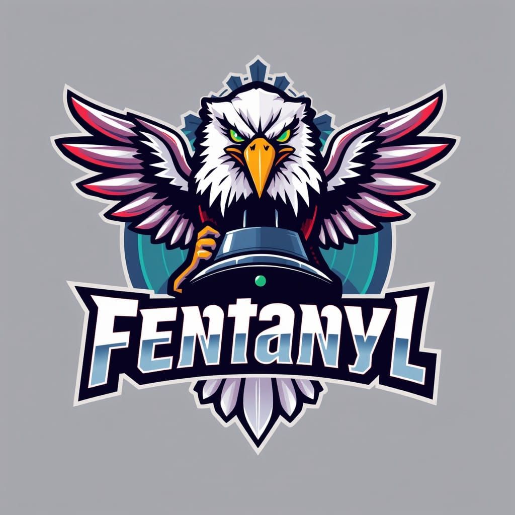 Philly Fentanyl Football Team Logo in Dynamic Comic Book Sty...