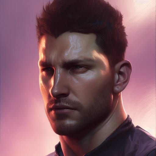 Detailed Portrait with Dynamic Lighting