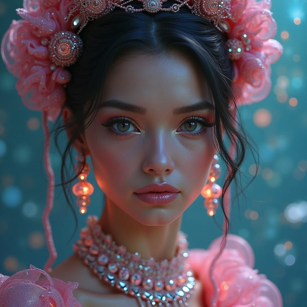 Futuristic Arched Doorway to Iridescent Earth2