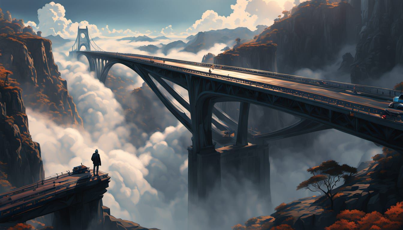 Ethereal Bridge to a Mystical Realm