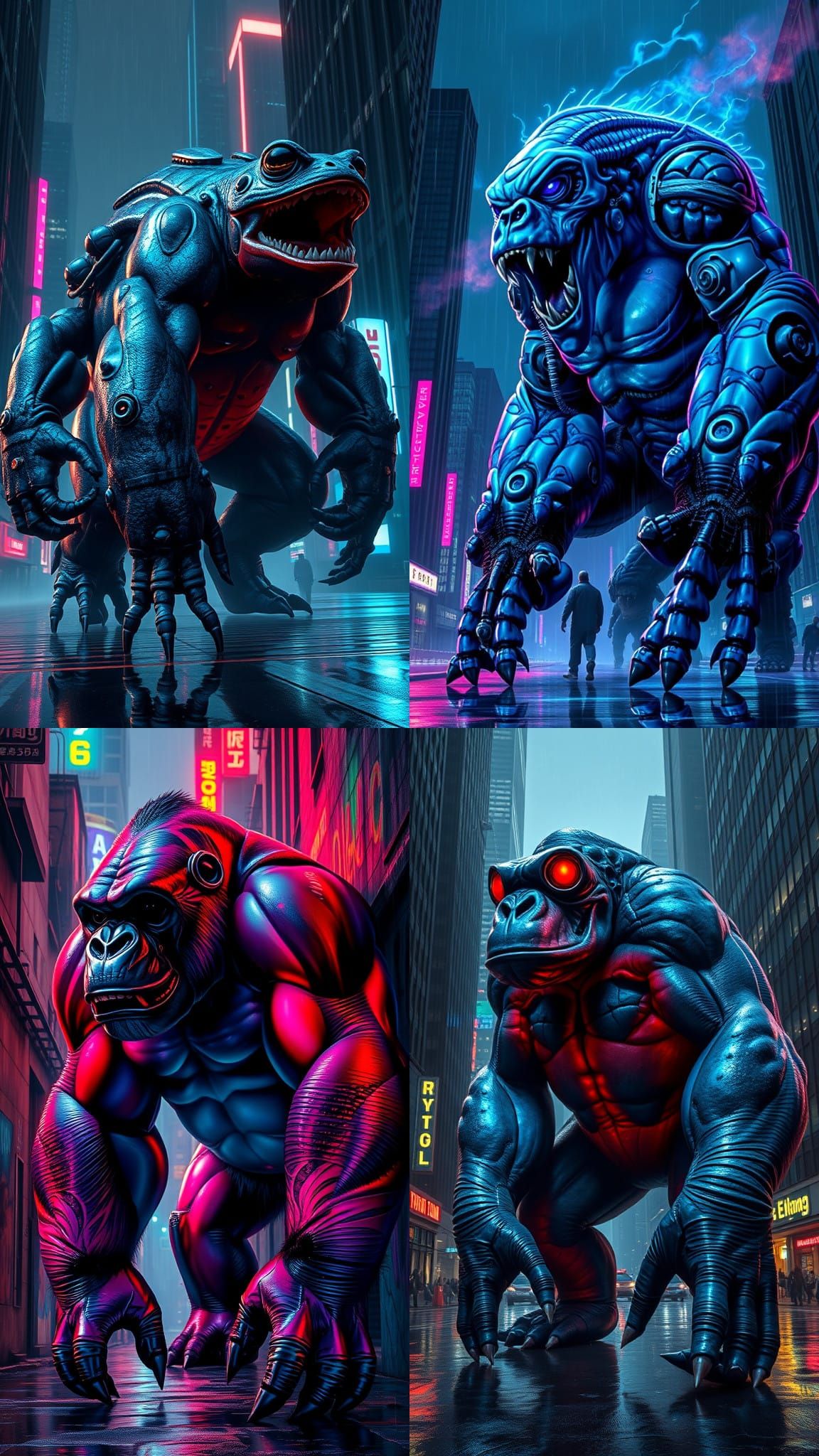 Toxic Gorilla-Frog Hybrid: A Colossal Creature